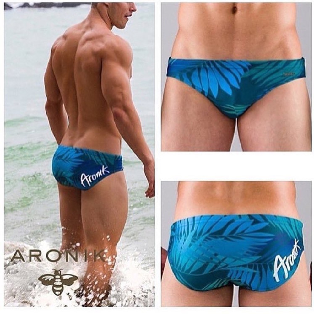 Aronik swim aqua blue swim bikini brief